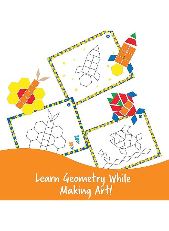 Learning Resources مجموعة نشاط كتل الأنماط (144 قطعة، كتل وبطاقات، للأعمار 4 سنوات فما فوق) - Image 4