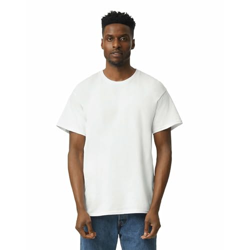 Gildan Adult Ultra Cotton TShirt Style G2000 Multipack White 2Pack Large - Image 3