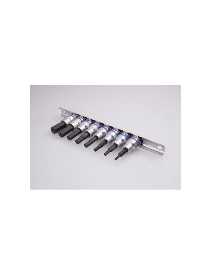 كينج توي طقم لقم الن مسدس 3/8" - 8ق على ستاند  3 - 12مم     3108PR8     king tony - Image 2