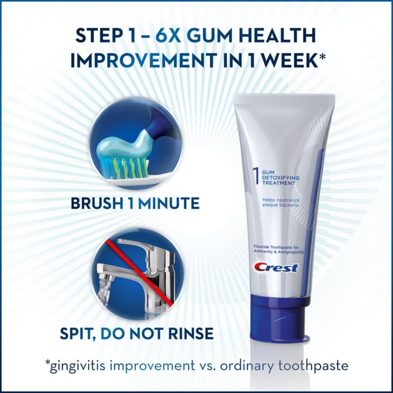 Crest Pro-Health Gum Detoxify + Whitening Two- Step Toothpaste, 4.0 and 2.3 oz - Image 5