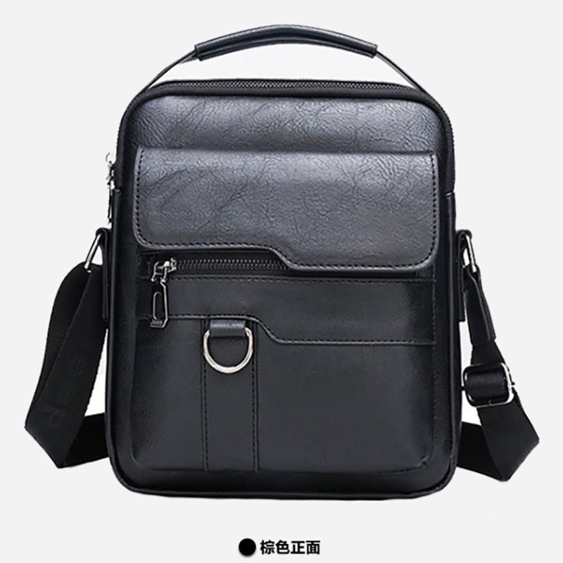 Classic Business Meeting Bidding Handbag South Korea Tote Shoulder Messenger Bag Commuter Briefcase Logo - Image 1