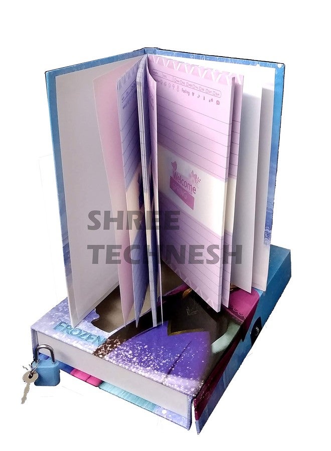 SHREE TECHNESH® Icing Angel Personal Secret Password Lock Diary for Girls (21X14 X3 cm) - Image 4