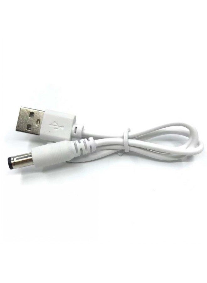 USB To DC5.5 5521 5525 Tuning Fork Charging Wire Small Household Lamp Audio-color:1.5m - Image 1