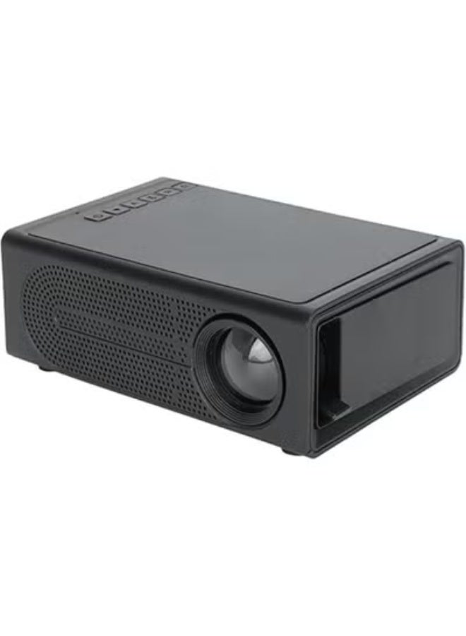 جهاز عرض ذكي 1080 بكسل - سطوع 6000 لومن - 100 ANSI - صغير ومحمول - مثالي للاستخدام المنزلي والخارجي - أسود - Image 1