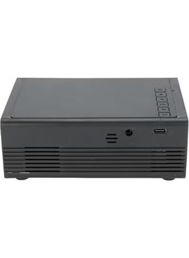 جهاز عرض ذكي 1080 بكسل - سطوع 6000 لومن - 100 ANSI - صغير ومحمول - مثالي للاستخدام المنزلي والخارجي - أسود - Image 2