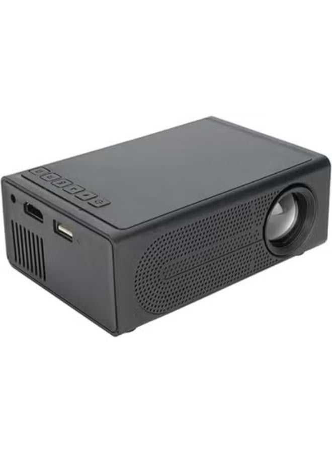 جهاز عرض ذكي 1080 بكسل - سطوع 6000 لومن - 100 ANSI - صغير ومحمول - مثالي للاستخدام المنزلي والخارجي - أسود - Image 3