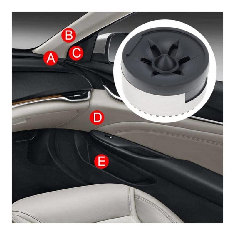 2 Pack Universal Mini Dome Tweeter 350W High Efficiency Car Audio Stage Speaker - Image 5