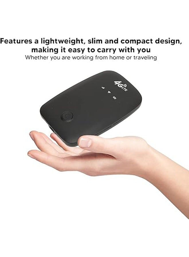 general 4G WiFi Mobile Hotspot Router, Portable WiFi Router with SIM Card Slot, Pocket Wireless WiFi Device with LED Display for Long Standby (Eurasian Version: B1/B3/B5/B7/B8/B20/B40/B41) - Image 3