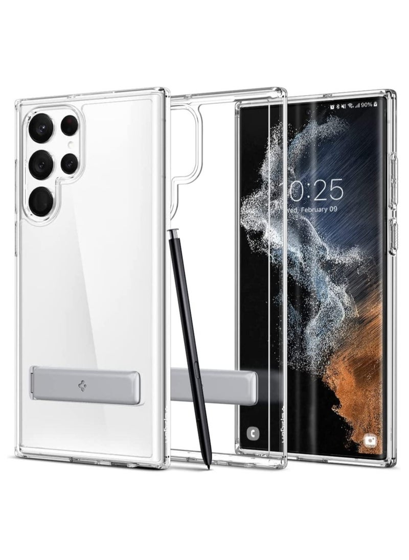 إيروريكس Ultra Hybrid S مصمم لهاتف Samsung Galaxy S22 غطاء جراب ULTRA (2022) - شفاف كريستالي  - Image 1