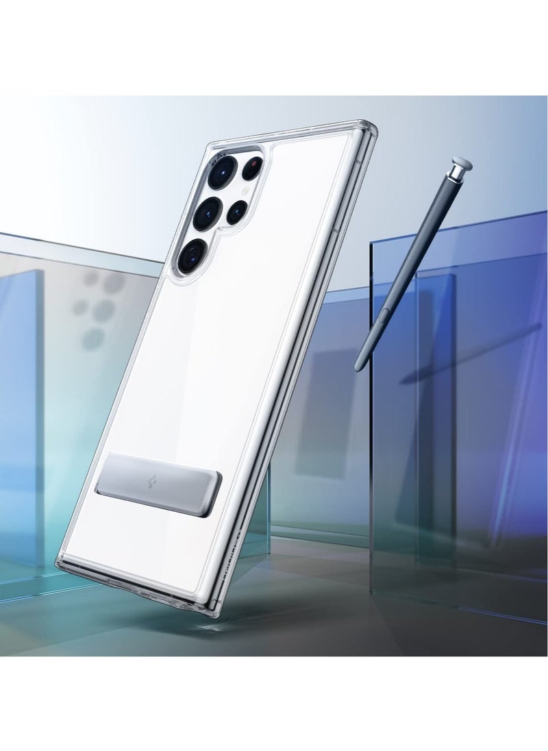 إيروريكس Ultra Hybrid S مصمم لهاتف Samsung Galaxy S22 غطاء جراب ULTRA (2022) - شفاف كريستالي  - Image 3