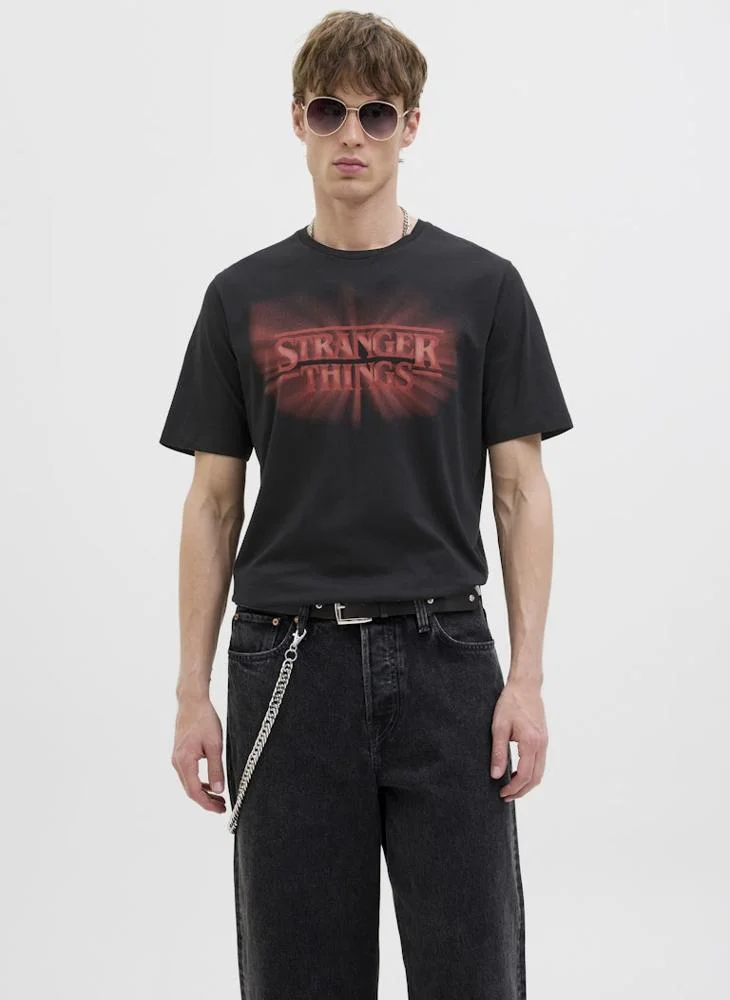 JACK & JONES Stranger Things Crew neck T-Shirt