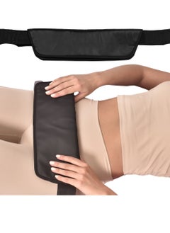 Hip Thrust Belt, Hip Belt Pads for Glute Workout,  Dumbbell Gravity Workout, with Dumbbells Kettlebells for Lunges Reverse Squat（Black）