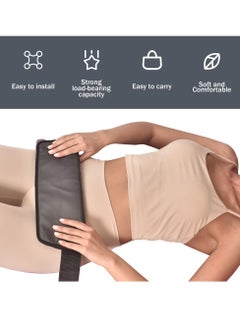 KASTWAVE Hip Thrust Belt, Hip Belt Pads for Glute Workout,  Dumbbell Gravity Workout, with Dumbbells Kettlebells for Lunges Reverse Squat（Black）  - Image 3