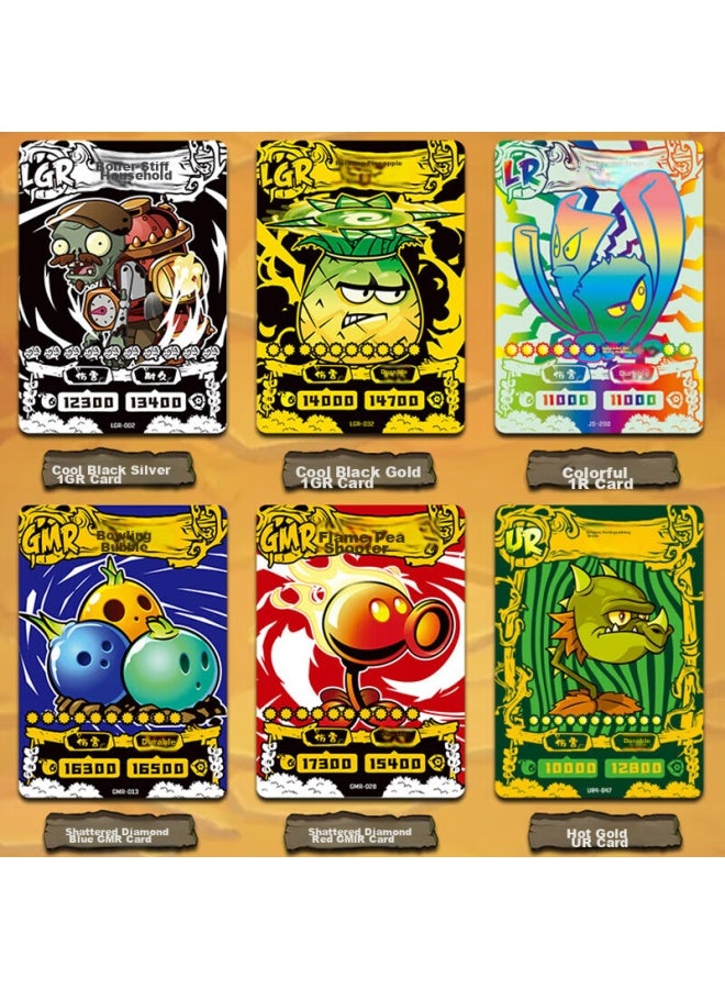 Qiji Plants Vs. Zombies Card Game 2nd Edition Classic Version Ar Battle Cards, Limited Edition Cards, Children's Toy Gift - Image 5