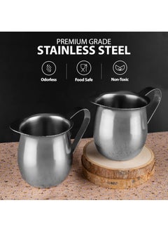 EHOMEA2Z eHomeA2Z Stainless Steel Bell Creamer Espresso Shot Frothing Pitcher Cup Latte Art 2 3 Oz  - Image 4