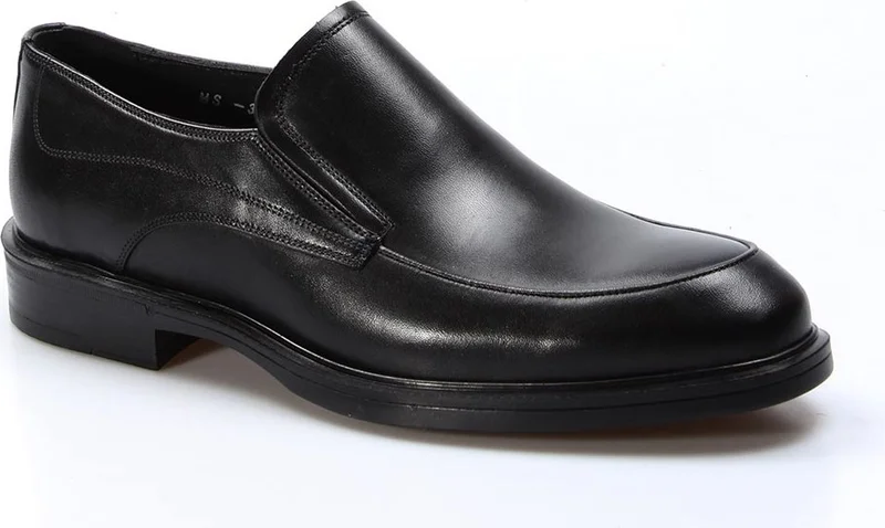Fast Step Genuine Leather Black Men's Classic Shoes 630ma315