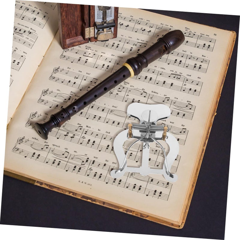 Trombone Lyre Music Sheet Clip With Cleaning Cloth And Storage Bag For Flute Saxophone - Image 4