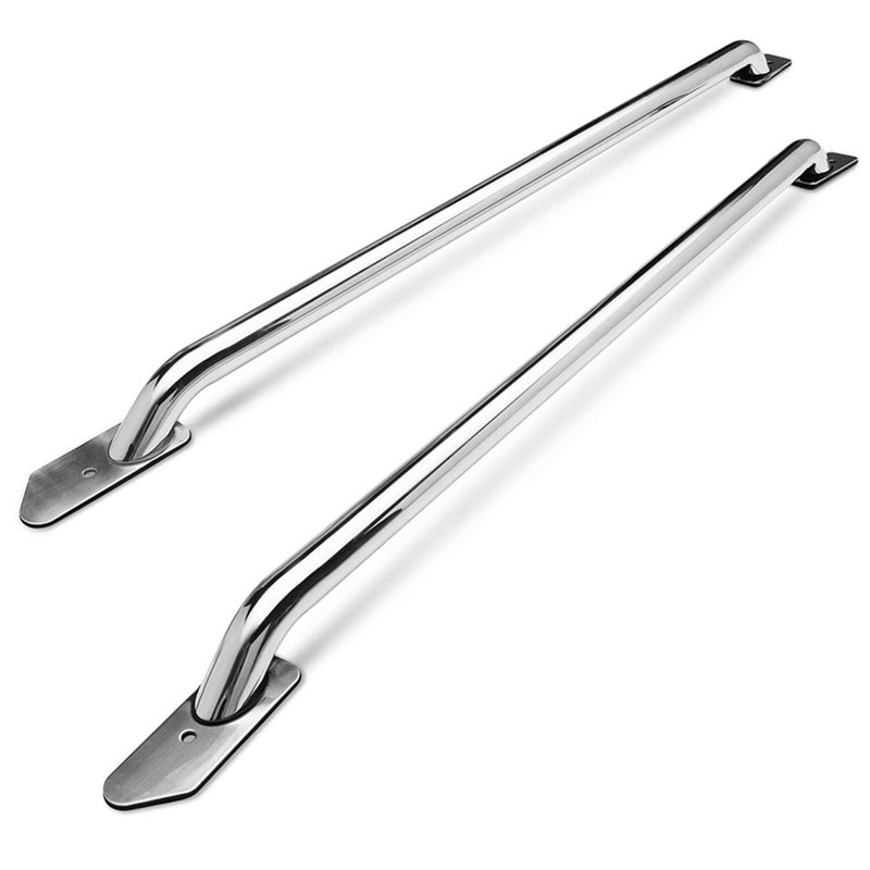 TAC Bed Rails Fit 20142024 SilveradoSierra 1500 65 Standard Bed Exclude Denali CarbonPro Editions Stainless Steel Truck Accessories 1 Pair