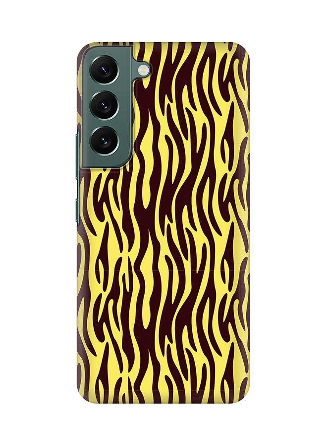 ستايلايزد جراب لهاتف جالاكسي S22 بلس رفيع سناب كلاسيك سيريز شيلد بطباعة نهائية غير لامعة - خطوط الغابة - Image 1