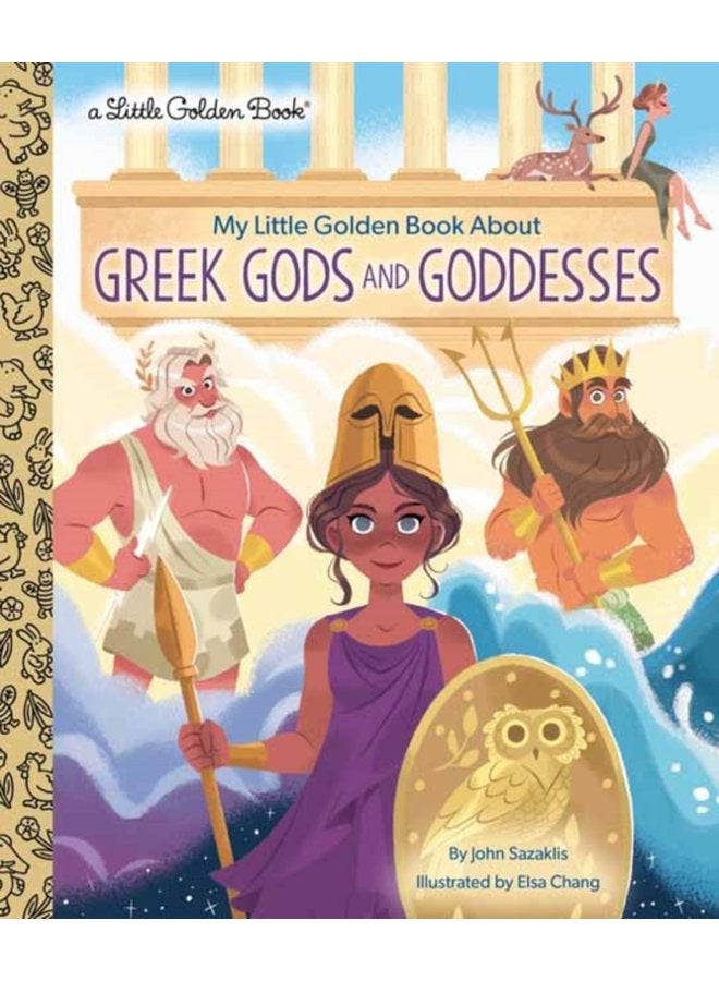 My Little Golden Book About Greek Gods and Goddesses - Hardback