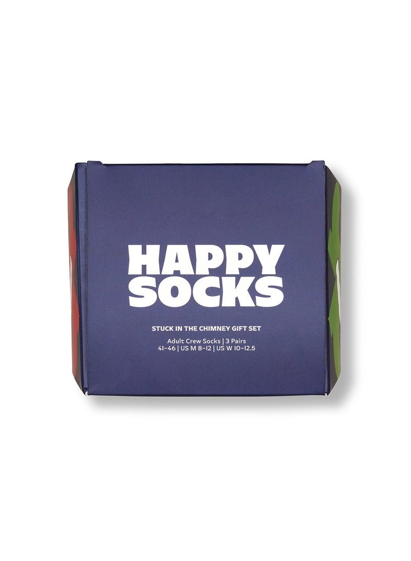 Happy Socks 3-Pack Stuck in the Chimney Socks Gift Set - Image 5