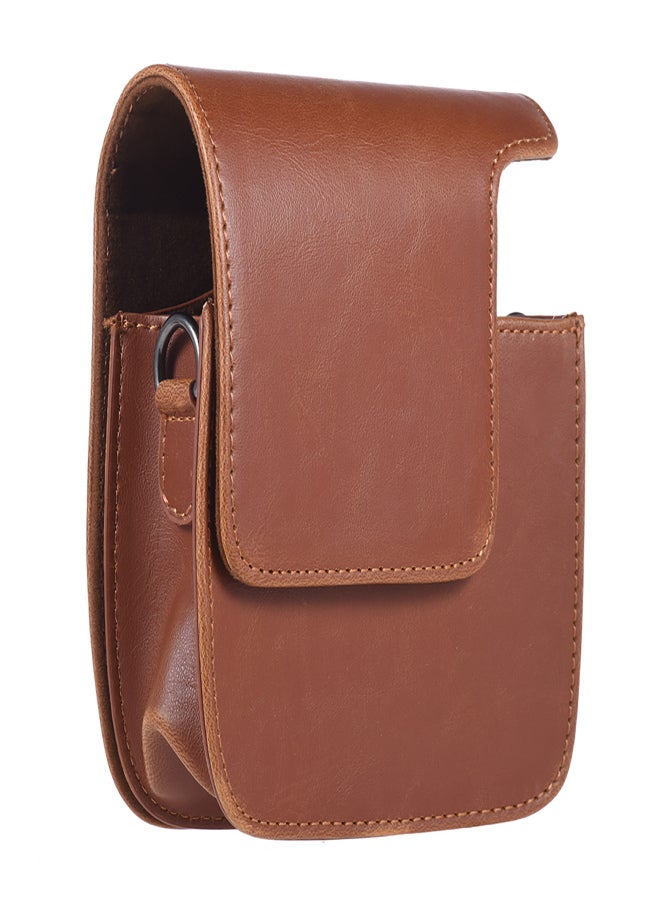 Vintage PU Protective Camera Case Bag Pouch Cover Protector w/ Strap for Fujifilm Instax Mini 90 Instant Film Camera - Image 3