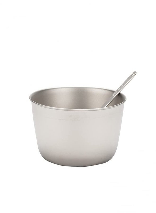 Snow Peak Titanium Trek Bowl, Durable, Lightweight, Outdoor Kitchen Essential, Stackable, Camping, Hiking, Backpacking, 1.9oz - Image 4