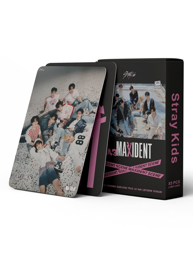 EHOME 55Pcs Stray Kids Maxident Lomo Cards  - Image 3