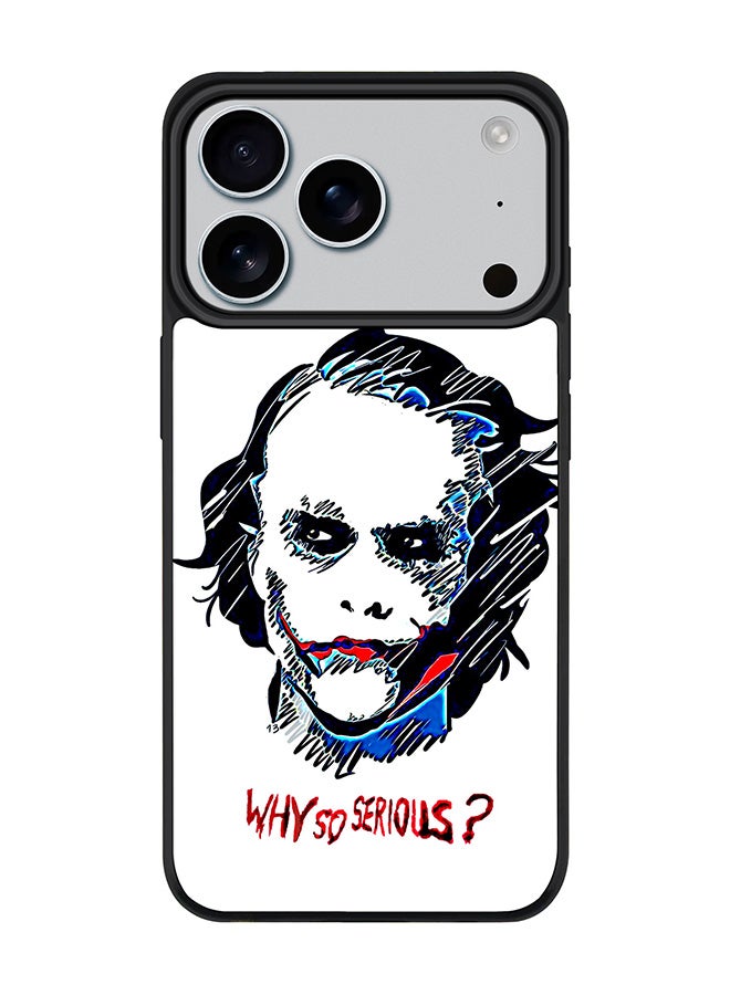 Stylizedd iPhone 17 Pro Case, [Compatible with MagSafe] Slim Magnetic cover Phone Case iPhone 17 Pro -Why So Serious - Image 1