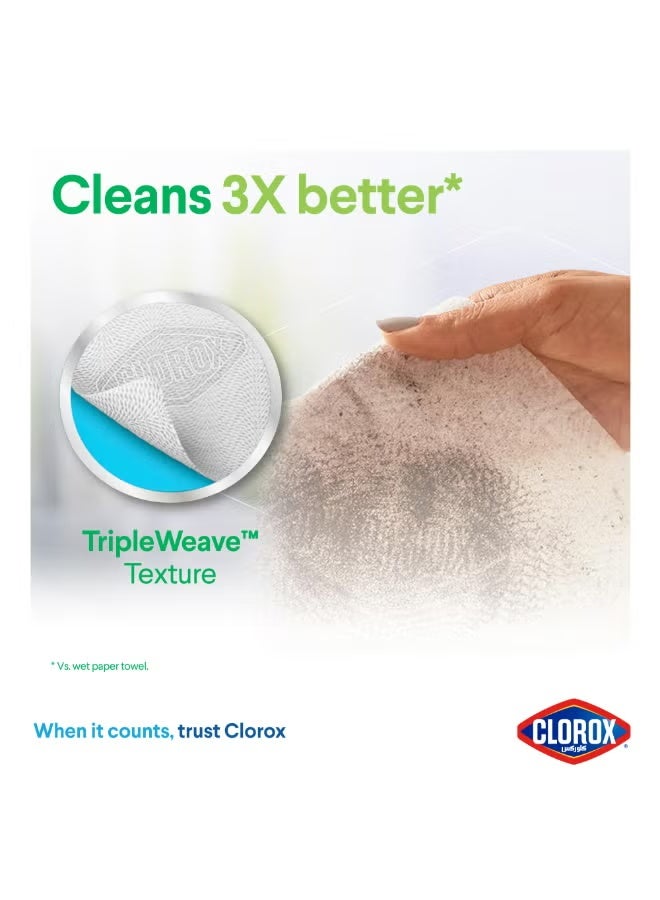 Clorox Disinfecting Fresh Scent Wet Wipes 35 Count Green - Image 3