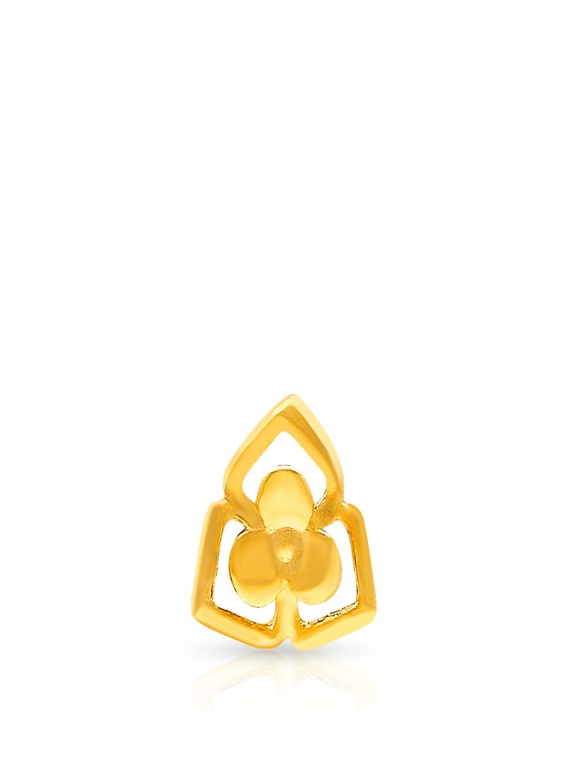 Malabar Gold and Diamonds 22 Karat 916 Purity Screw Nosepin for Women DZNP102Y - Image 2