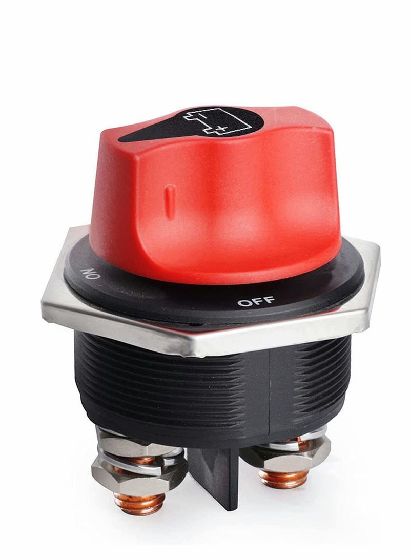 Loquat Car Battery Disconnect Switch,Boat Battery Disconnect Switch, MAX 12-32V DC 300A Cont 450A Waterproof Battery Isolator Kill Switches for Marine Car RV Truck ATV Vehicles and Boat (300A) - Image 1