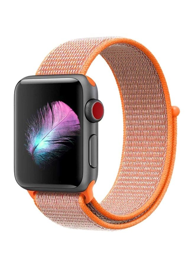 Ozone Replacement Band For Apple Watch Series 1/2/3/4 38/40mm Orange - Image 1