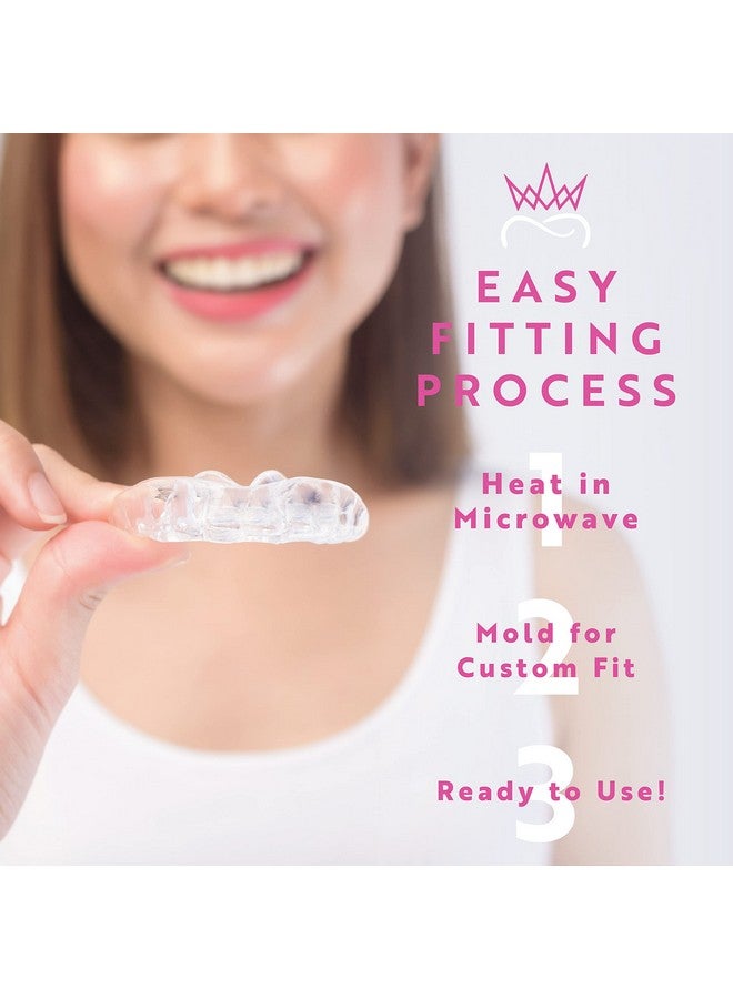 CUSTMBITE Protect The Crown Night Guard 2 Pack - Mouthguard for Teeth Grinding & Clenching, Professional Mouth Guard for Light and Heavy Grinding (Clear) - Image 5