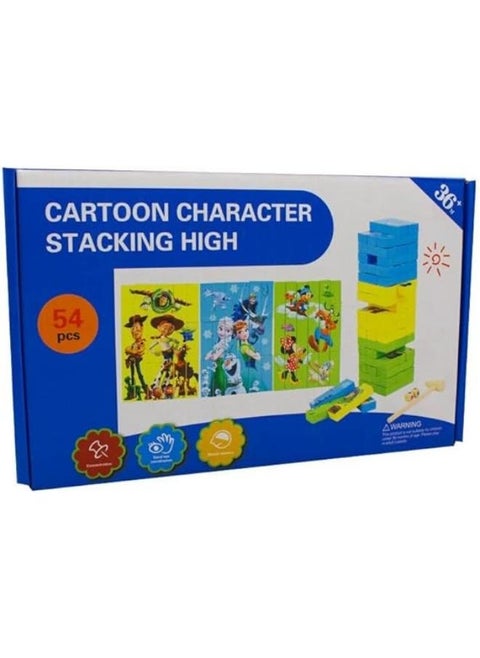 Cartoon Characters Stacking High