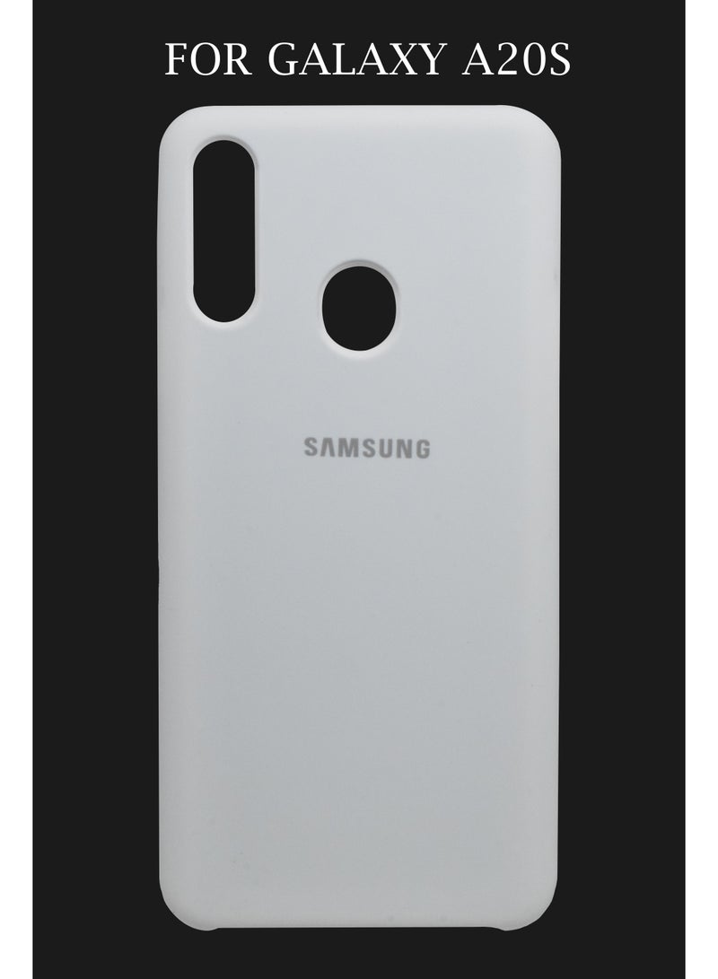 جالاكسي جراب واقٍ من السيليكون لهاتف Samsung Galaxy A 20S غطاء نحيف أنيق مع بطانة داخلية من الألياف الدقيقة - Image 1