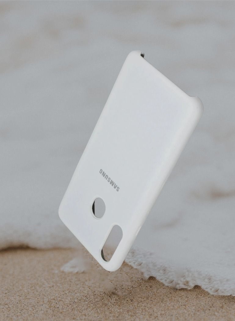 جالاكسي جراب واقٍ من السيليكون لهاتف Samsung Galaxy A 20S غطاء نحيف أنيق مع بطانة داخلية من الألياف الدقيقة - Image 2