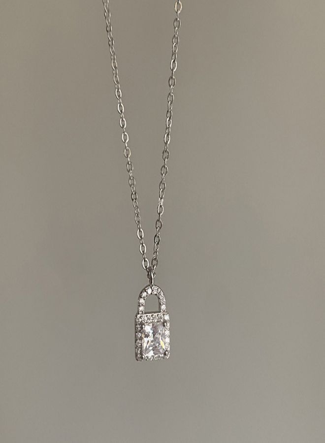 ساتينور ضوء الفاخرة المتخصصة تصميم قلادة قفل الماس فلاش - Image 2