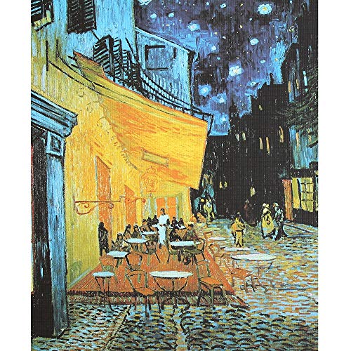 Moruska Cafe Terrace at Night by Vincent Van Gogh Jigsaw Puzzle 1000 Piece Art Puzzles for Adults - Image 1