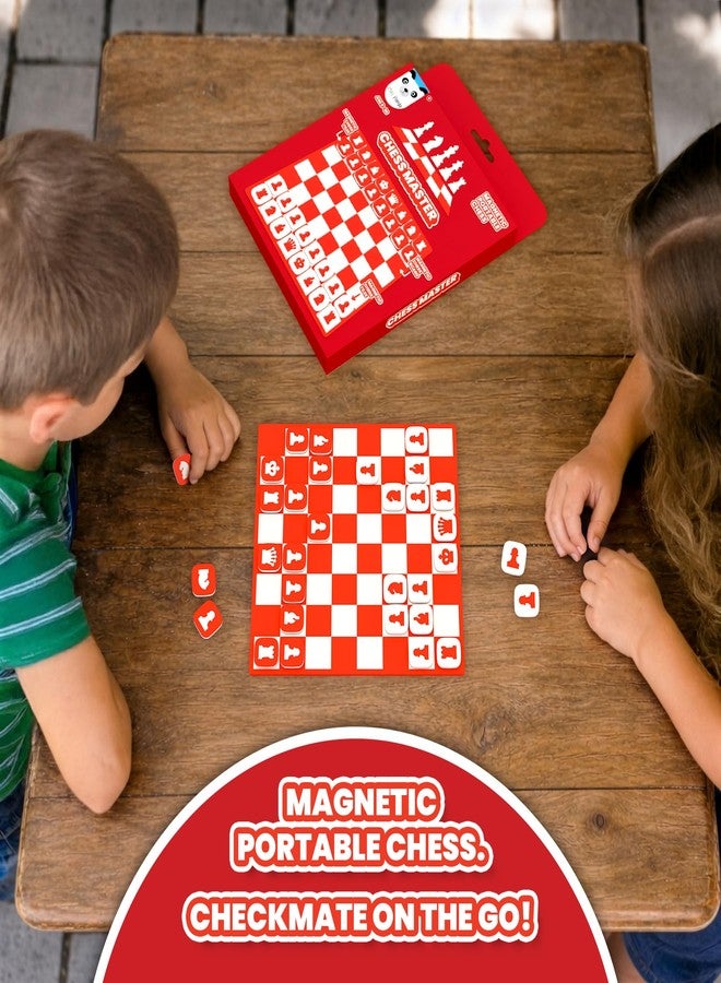 Play Panda Magnetic Chess Master Crimson Red Magnetic Chess Board for Kids - Image 2