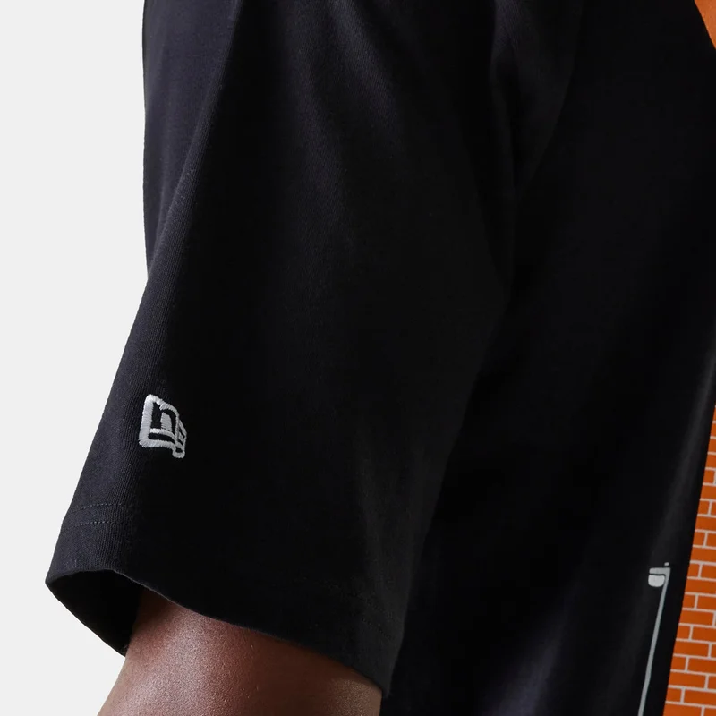 NEW ERA Black Men's Brand Graphic T-Shirt for Men | Best Price UAE