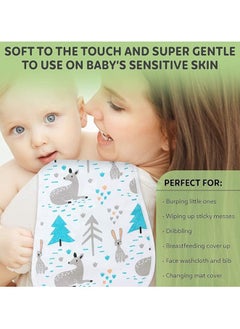 Moro Moro Curvy Waterproof Burp Towel – Ultra-Absorbent & Soft Cotton  - Image 5
