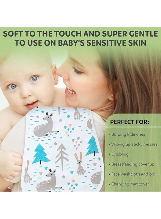 Moro Moro Curvy Waterproof Burp Towel – Ultra-Absorbent & Soft Cotton - Image 5