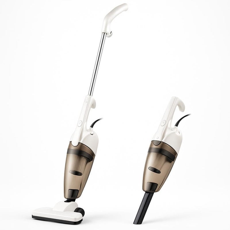 FITTO 2-in-1 Handheld & Stick Vacuum Cleaner, 600W, 16000Pa Suction, 5M Long Cord, Lightweight, Powerful, 0.5L Large Capacity, Ideal for Home, Carpet, and Car Cleaning - Image 1