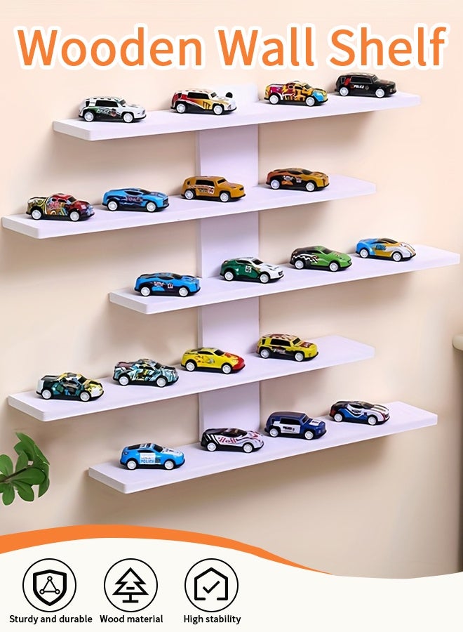 أوبتيا رف صغير للحائط، أرفف خشبية للحائط، أرفف عائمة صغيرة للحائط، رف حائط يستخدم لعرض الزينة الصغيرة والتماثيل والمقتنيات - Image 3