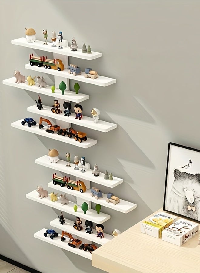 أوبتيا رف صغير للحائط، أرفف خشبية للحائط، أرفف عائمة صغيرة للحائط، رف حائط يستخدم لعرض الزينة الصغيرة والتماثيل والمقتنيات - Image 2