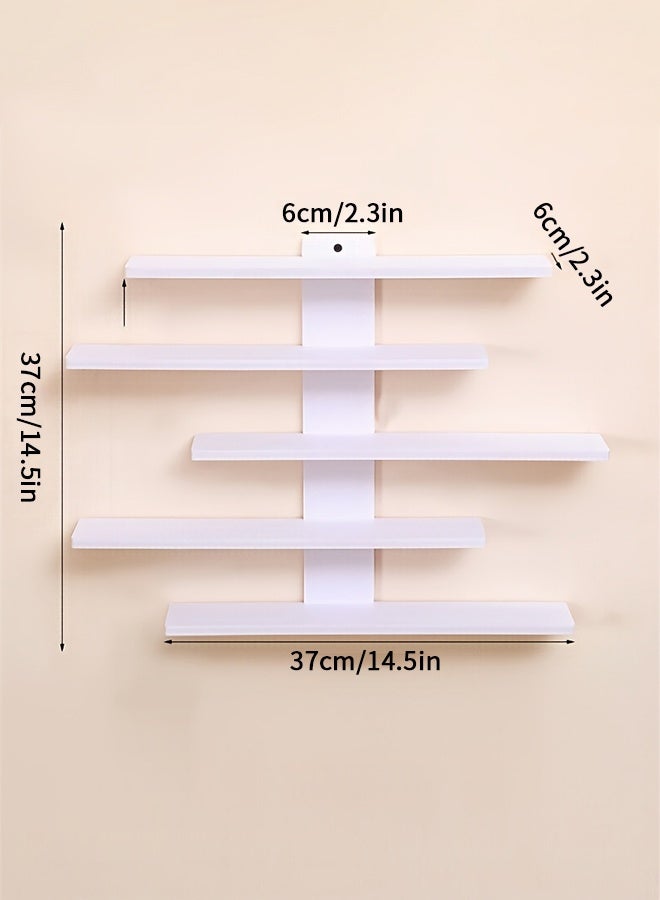 أوبتيا رف صغير للحائط، أرفف خشبية للحائط، أرفف عائمة صغيرة للحائط، رف حائط يستخدم لعرض الزينة الصغيرة والتماثيل والمقتنيات - Image 4