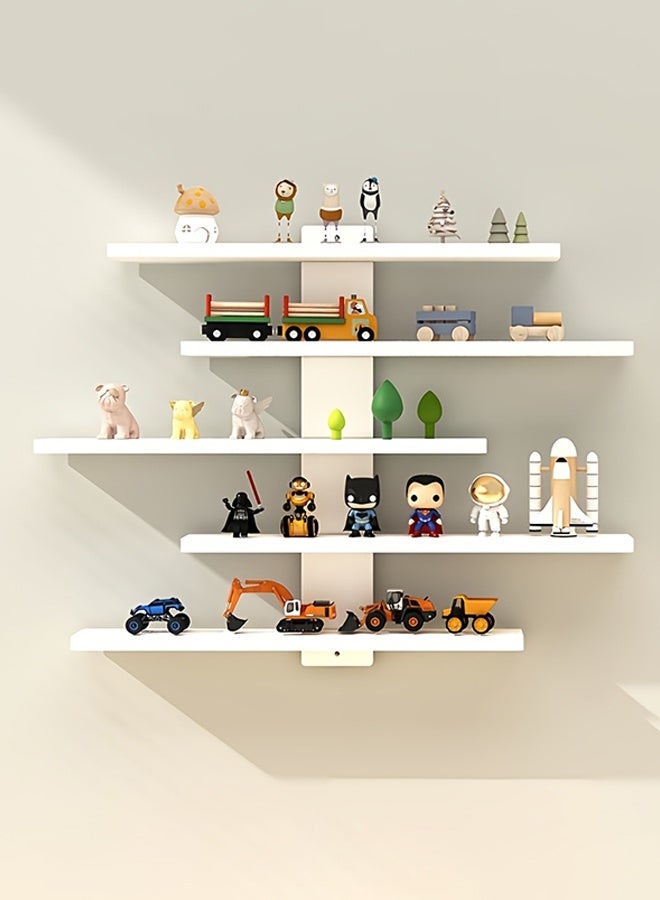 أوبتيا رف صغير للحائط، أرفف خشبية للحائط، أرفف عائمة صغيرة للحائط، رف حائط يستخدم لعرض الزينة الصغيرة والتماثيل والمقتنيات - Image 1