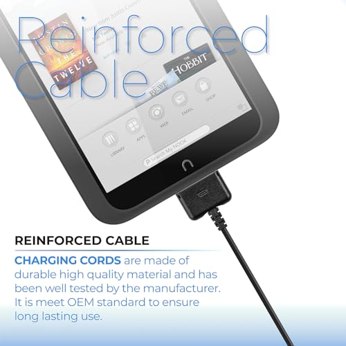 ANTOBLE 6.5ft USB Data Charging Cable Cord for Barnes & Noble Nook Charger Cord HD HD+ 7" 9" Tablet Reader Sync Charging Wire BNTV400 BNRV400 BNTV600 - Image 5