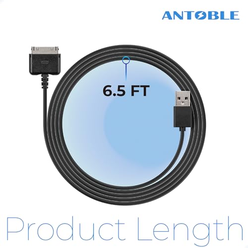 ANTOBLE 6.5ft USB Data Charging Cable Cord for Barnes & Noble Nook Charger Cord HD HD+ 7" 9" Tablet Reader Sync Charging Wire BNTV400 BNRV400 BNTV600 - Image 3